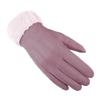 Women's Autumn Winter Touchscreen Suede Gloves, Velvet-Lined and Thickened for Warmth, Perfect for Cycling