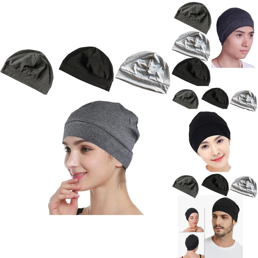 Adult Unisex Cotton Sleep Cap For Winter Season Thin And Breathable Ideal For Sleep And Air Conditioning Characters)