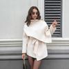 Popular Autumn and Winter Casual Loose Cardigan Solid Color Long-sleeved Woolen Jacket