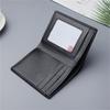 Portefeuille Court Vertical pour Homme Paquet Carte Bancaire Porte-monnaie Sac Porte-carte d'Identité Portefeuilles