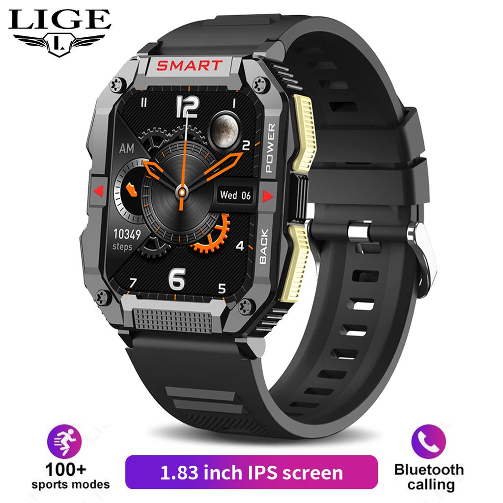 New Smart Watch For Men 1.96"HD Full Touch Screen Sports Fitness Watches Bluetooth Call Digital Smartwatch Wristwatch