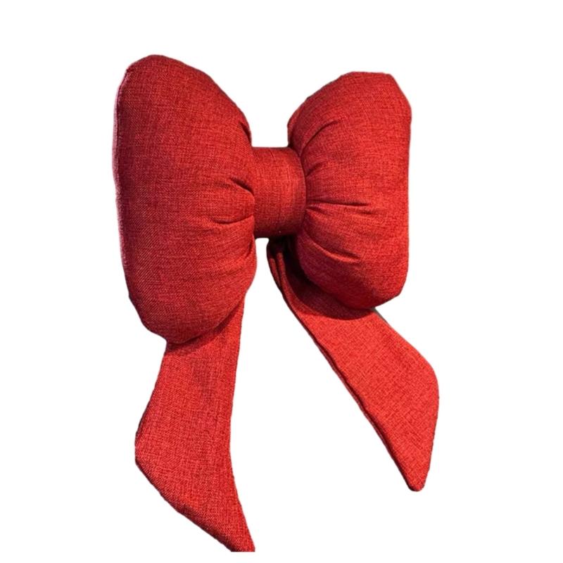 Bowknot Car Head Pillow Headrest Neck Protections Pillow Neck Pillow