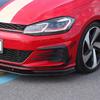 Car Front Bumper Side Canards Bumper Lip Spoiler Trim For VW Golf 7.5 MK7.5 GTI R Rline Accessories 2018  Gloss