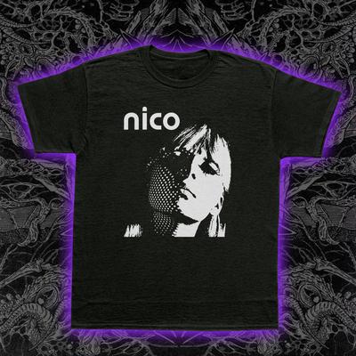 Nico Halbton-T-Shirt Velvet Underground Avantgarde Gothic Musik-T-Shirt S-5XL