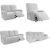 Samt Sessel Sofa Überzug für Wohnzimmer Relaxsessel Abdeckung Sofa Schonbezug Sessel Abdeckungen 1 2 3 4 Sitzer Sofa Überzug für Zuhause