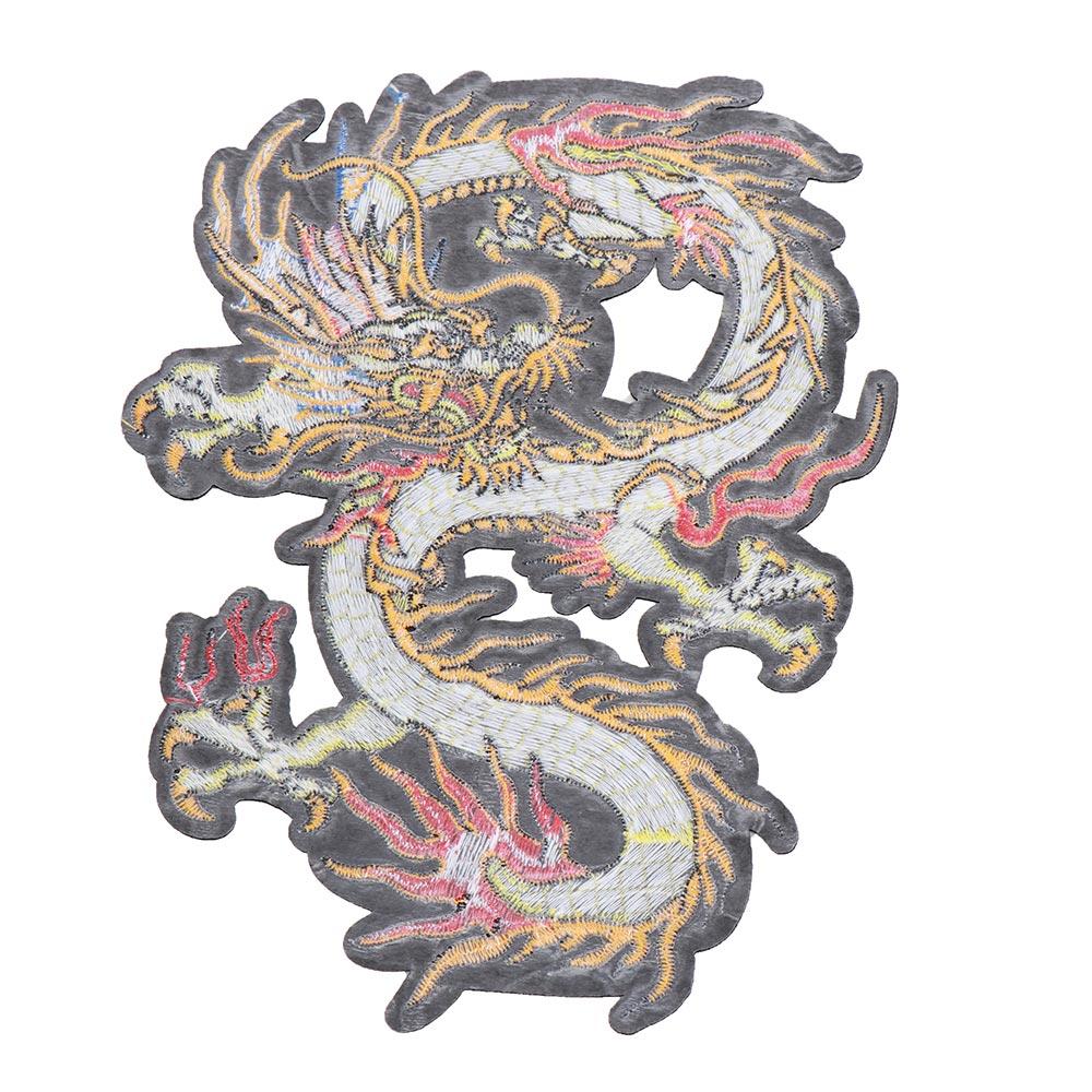 Golden Embroidery On Clothes Punk Jeans Applique Clothing Accessory DIY Patch