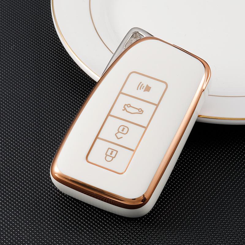 Gold Edge TPU Key Cover for Lexus ES200/RX300/ES300/UX200