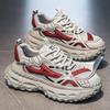 Fashion Sneakers for Men Fad Casual Mesh Mens Platform Sneaker Non Slip Wear Resistant Comfort Lace Up Soft Sole Shoes Zapatillas Hombre