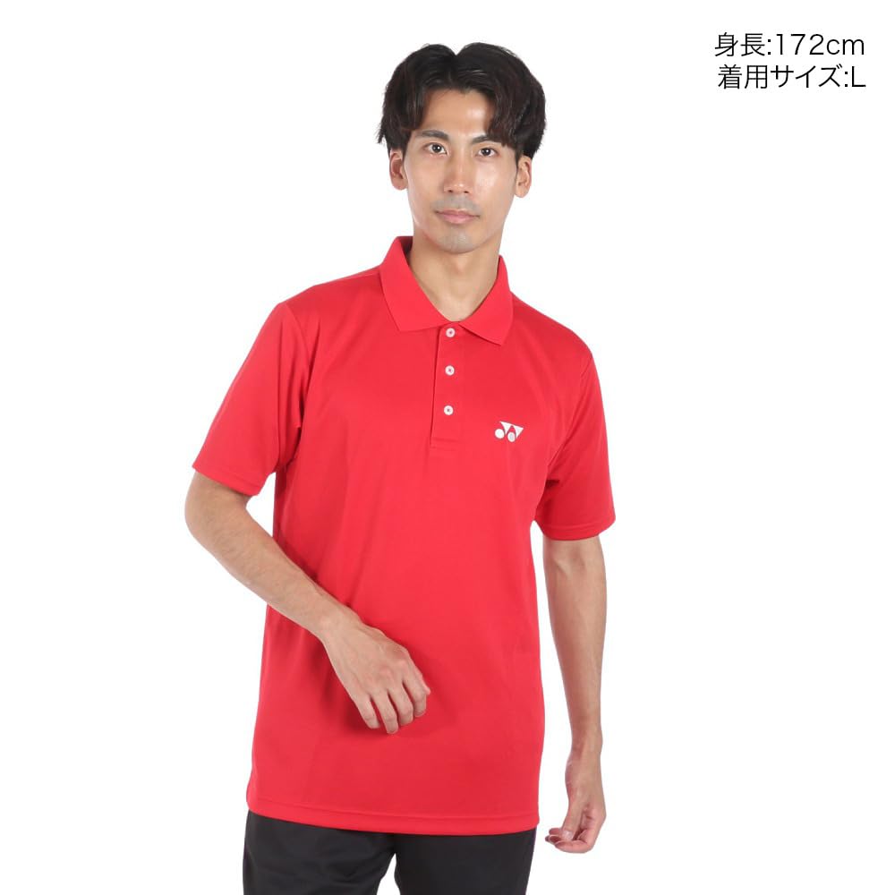 Tenisové tričko 10300 Křišťálově červené Japonsko O na japonskou velikost [YONEX] (ekvivalent 2L)