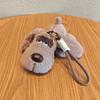 Lifelike Big Eared Dog Keychain Fluffy Puppy Plush Doll Keychain  Jewelry Accessories