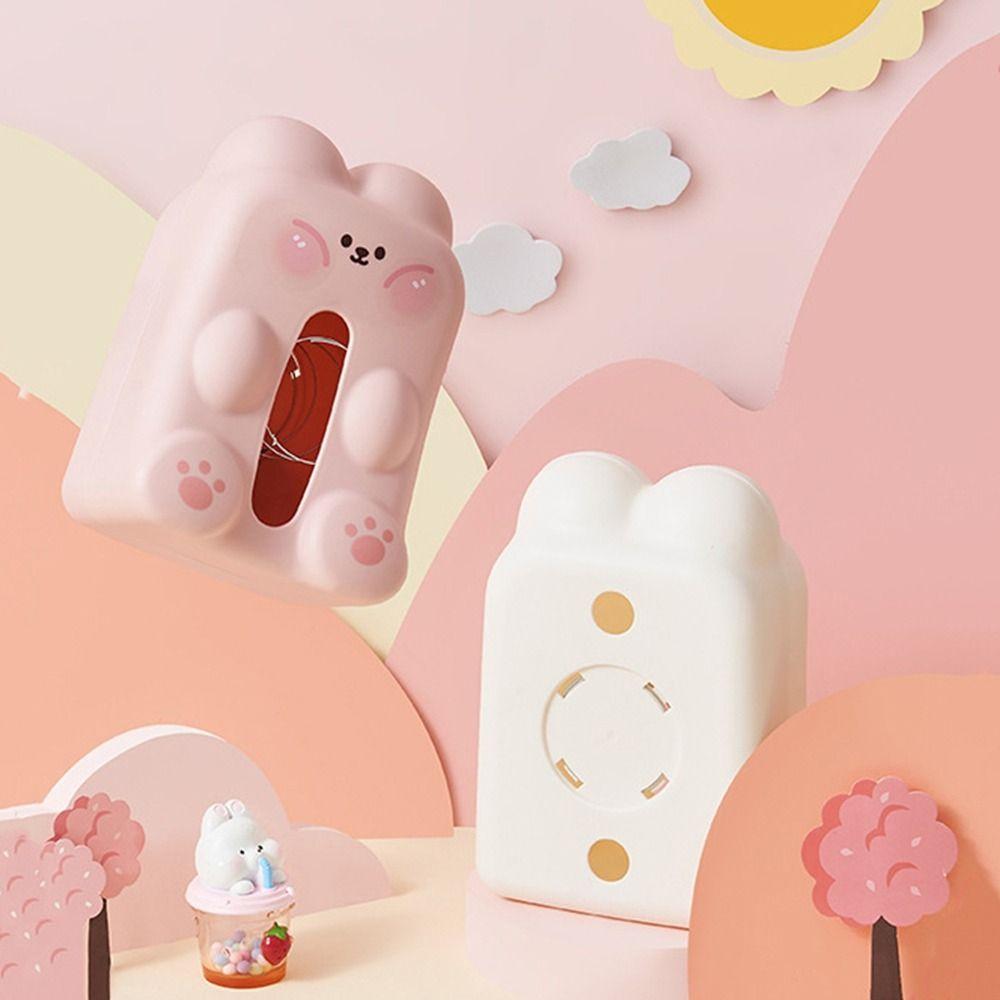 Cartoon Rabbit Tissue Box Wall Mounted Paper Drawing Box Cute Tissue Storage Box  Kitchen