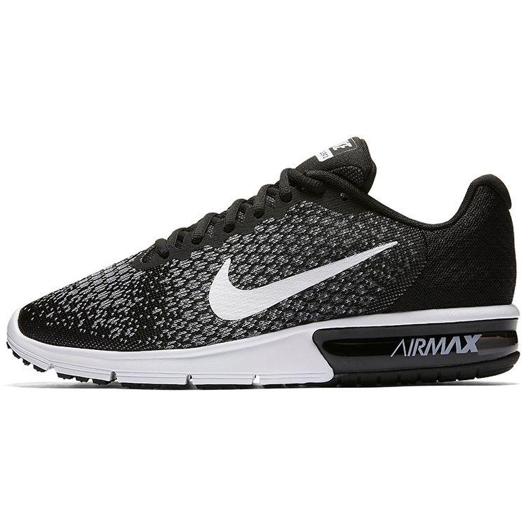 

Мужские кроссовки Nike Air Max Sequent 2 Black Dark Grey Бело-Темно-Серые 852461-005