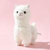 Three-Color Alpaca Plush Toy: Cute Cartoon Wool Doll for Claw Machines, Zodiac Sheep Design.