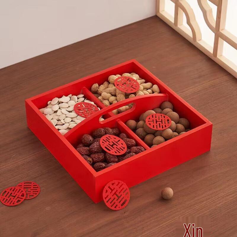 YIXI Traditional Wedding Gift Basket & Fruit Plate