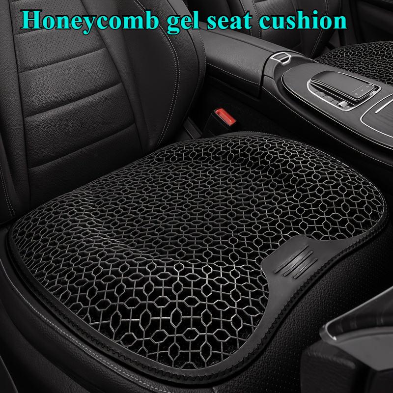 For Car Office Chair Honeycomb Design Gel Seat Cushion Breathable Soft Easy to Clean Elastic Support Car Seat Cushion Washable