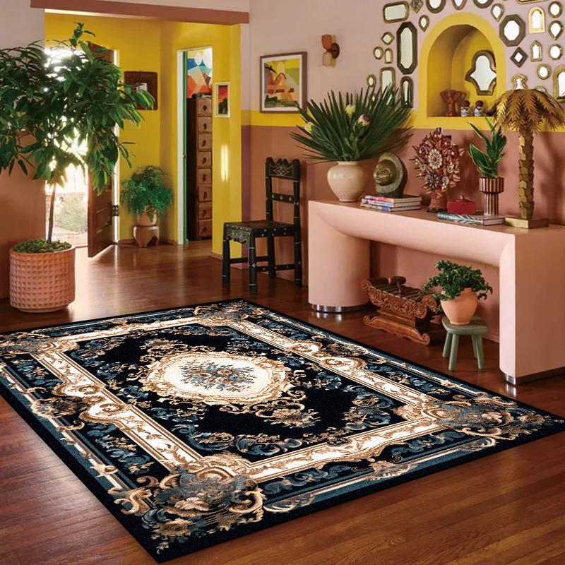 Vintage Persian Luxury Carpet Bohemian Ethnic Style Living Room Sofas Home Decorations Rugs Bedroom Bedside Custom Non-Slip Mat