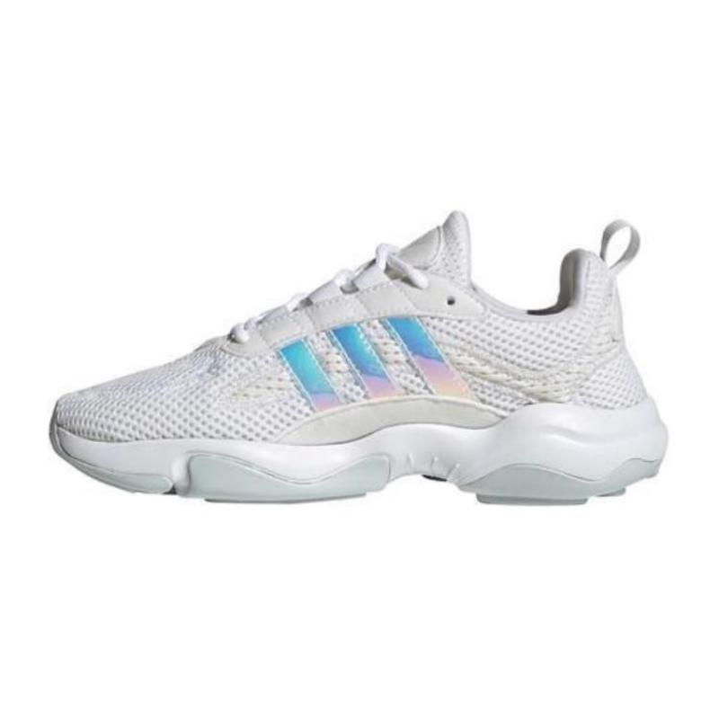 Adidas Originals Haiwee J Износостойкие Низкие Детские Повседневные Кроссовки Белые Лазерные Кеды EF5778 37⅓
