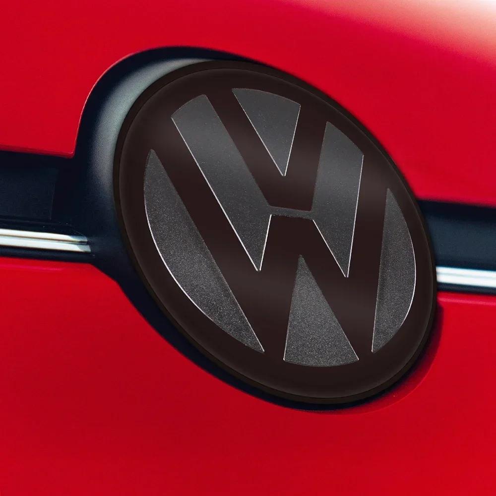 T23-Chrome Car Front Radiator Grille Replacement Emblem Rear Trunk Lid Badge Auto For Volkswagen Golf 7 7.5 Golf 8 Passat Polo 2021