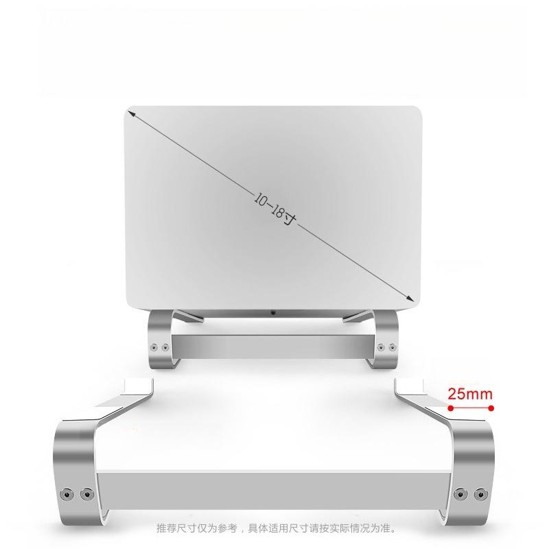Aluminum Alloy Tray for Notebook Computer Stand, Multi-functional and Universal