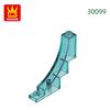 41Pcs/Lot 30099 1x5x4 Reverse Curved Constructing Block Moc Construction Attachments Works With Bricks Children Plaything Present