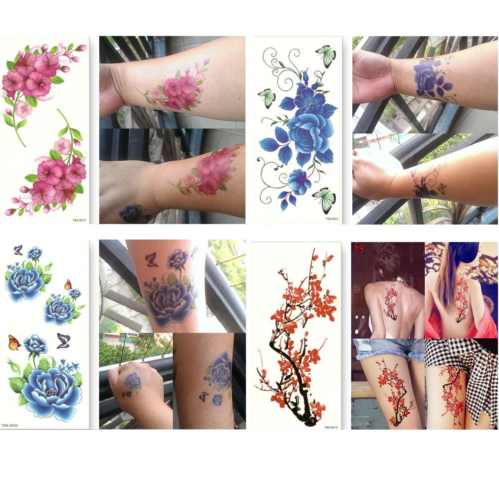 Beauty Waterproof Girl Long Lasting Arm Leg Art Fake Tattoos Temporary Tattoo Stickers Body Art