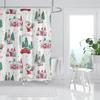 Household Waterproof Fabric Home Shower Curtain Accessories 90x180 Shower Curtain 240 * 200 Christmas Peripheral Shower Curtain