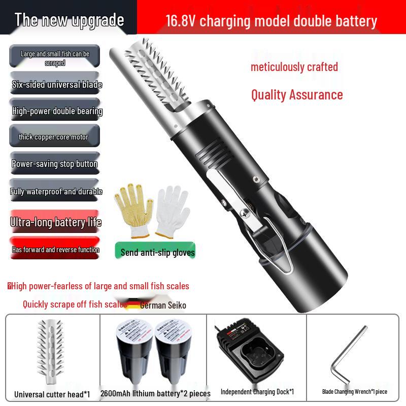 Fully Automatic Electric Fish Scaler & Scale Remover Tool