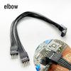 9-Pin 90° Elbow Motherboard Jumper: Dual Boot/Restart Desktop Switch