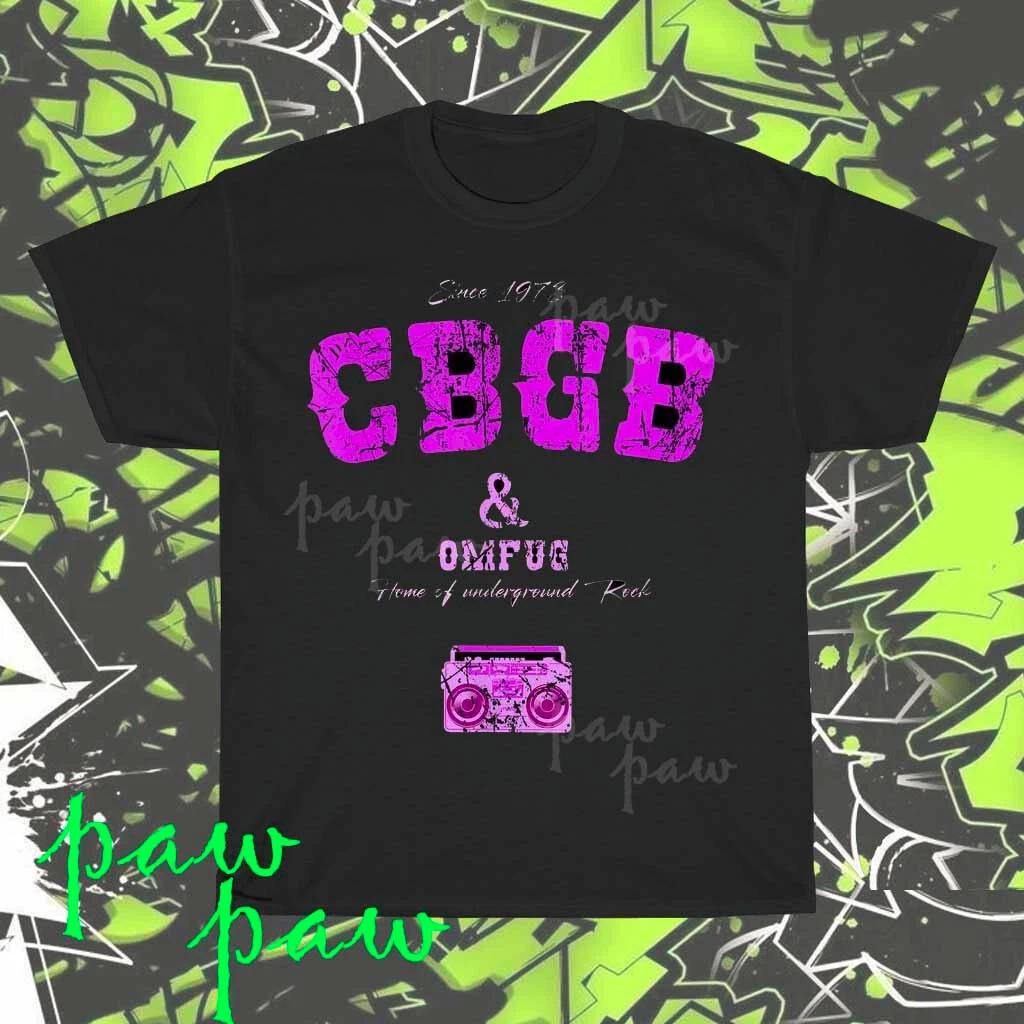 Brand New cbgb omfug Night Club logo American T-Shirt Funny Size S to 5XL M