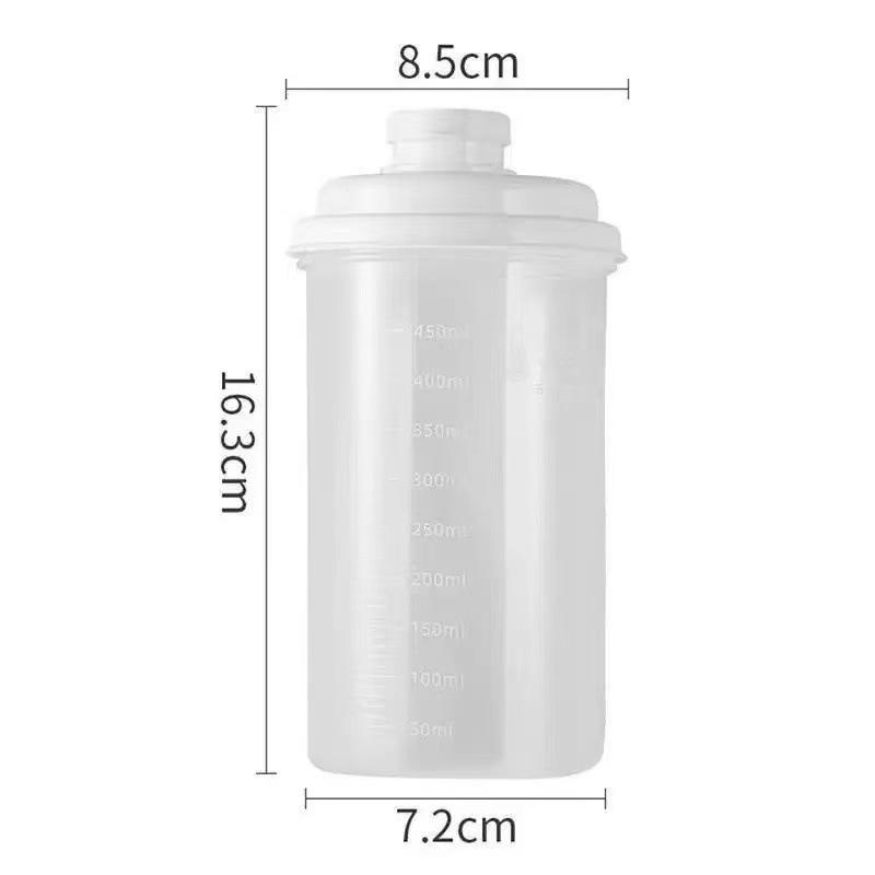 

White Sugar Storage Jar with Moisture-proof Graduated Cup - Ideal for Flour, Starch, and Chinese Medicine