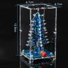 Xmas Tree DIY Kits LED Multicoloured 3D Christmas Tree Electronic DIY Kit For Soldering Practice Learning