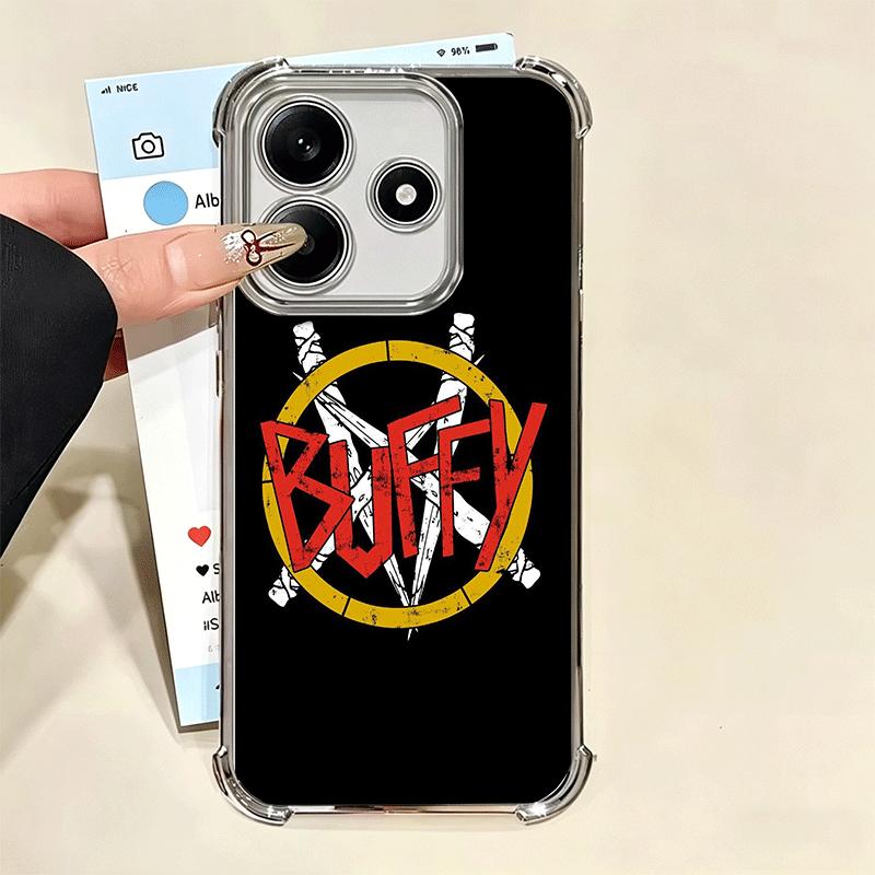 The Vampire Slayer Buffy Soft Phone Case For Xiaomi Redmi Note 14 15 Pro Plus 13 12 11S 11T 5G 10 9S 9 Plating Anti-Fall Fundas