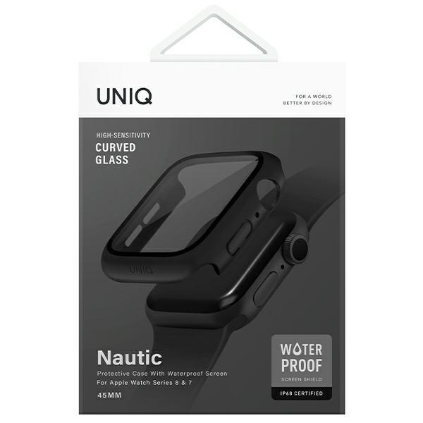Uniq Nautic Case Apple Watch Series 7/8/9 45Mm Black/Black