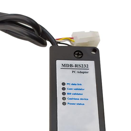 MDB-RS232 MDB Coin Validator Easy Installation Precise Serial Bill Acceptor Adapter with Indicator Light for Cashless Device