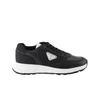 Nubuck Re-nylon High-top Sneakers Black White