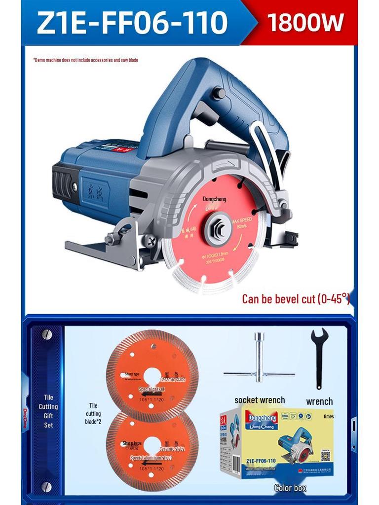 220V Handheld Electric Cutting Saw for Stone, Tile, Marble, and Concrete