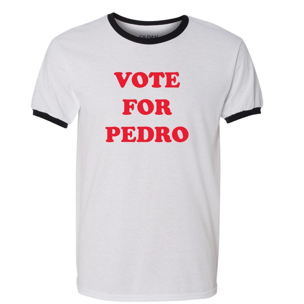 

Vote For Pedro T Shirt Heck Yes Flippin Napoleon Dynamite Movie DVD Blu Ray Tee 4XL