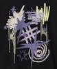 GAKKAI UNIONS Star Scribble Short Sleeve T-Shirt Black
