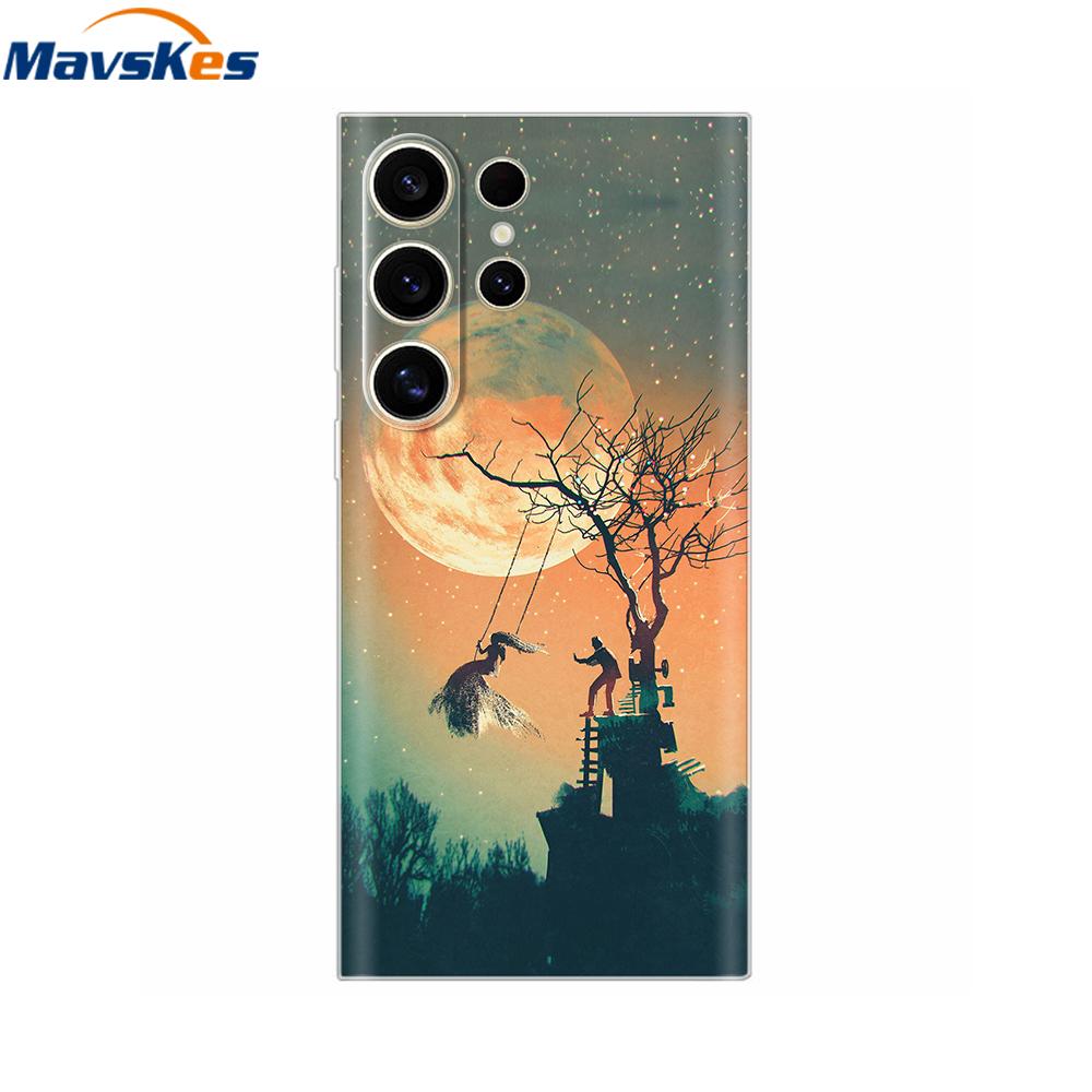 Soft Silicone Case For Samsung Galaxy S25 Ultra Back Cover for Samsung S25 Plus Shockproof Phone Cases for Galaxy S25 Coque Mask