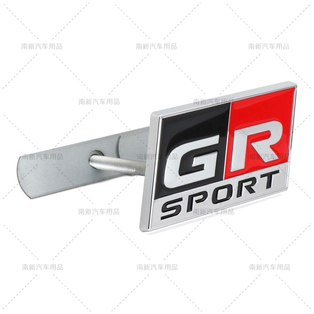 Car Sticker GR Sport Decal Front Hood Grille Emblem Badge for Toyota HV YARiS RZ RC RS Prius Lexus Harrier GRMN Logo Stickers