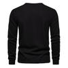 Spring Autumn Waffle Henley T-Shirt Men Basic Breathable Men's Long Sleeve Tops Tees Casual Solid Color Button T Shirts