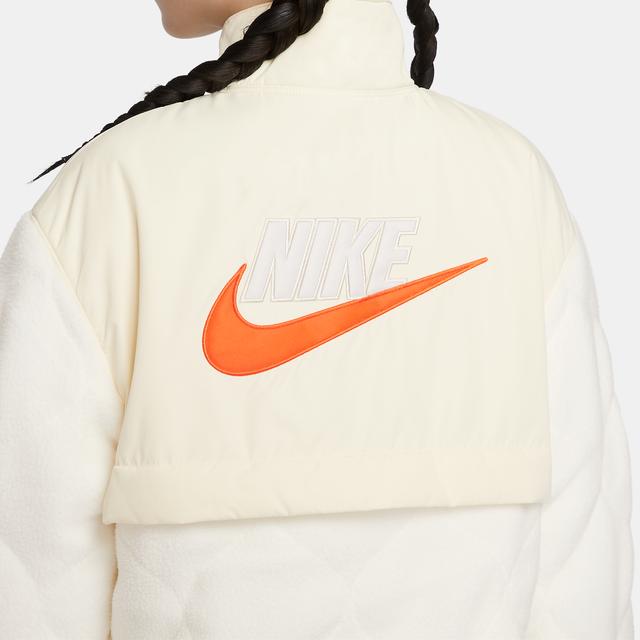 New Nike Puffer Jacket Women's Coconut Milk FB8688-113