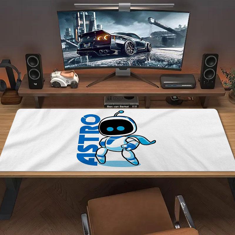 ASTRO BOT Large Size Mouse Pad Large Gaming Table Cushion Non-slip Laptop Tablet Big Mousepad XXL Mat Mini PC Playmat With Lock edge