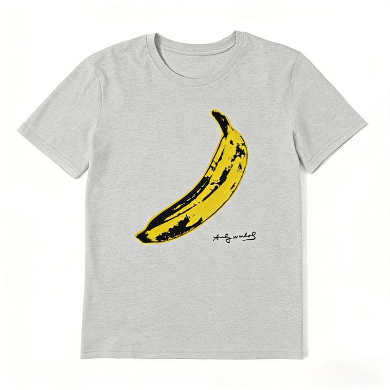 

Andy Warhol TShirt Banana Modern Pop Art Classic Graphic T Shirts Oversized T Shirt Shirts for Women Gothic Y2k Clothes Tops S