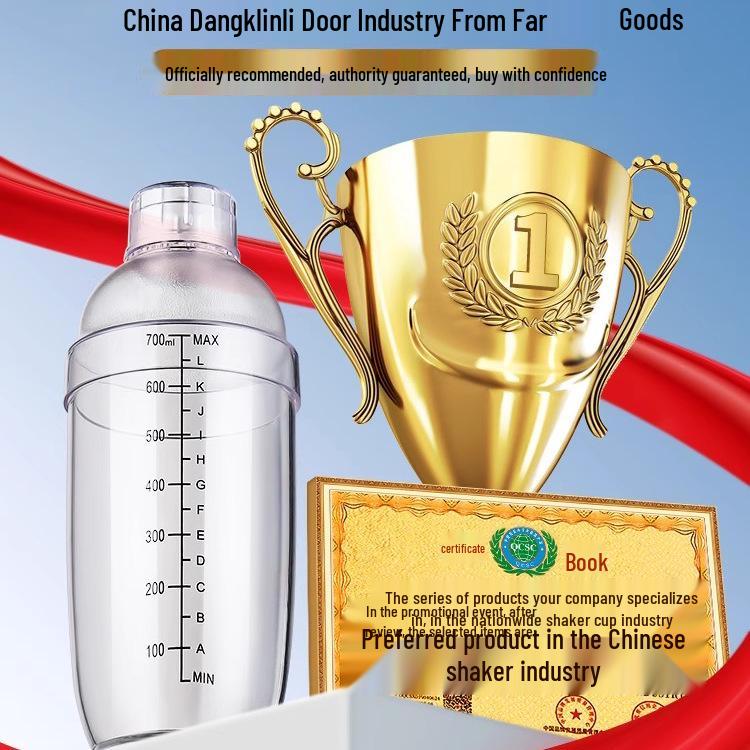 Shaker Manual Whipping Tool for Lemon and Milk Tea - Thickened Full Set for Home, Tea Shop, or Street Stall