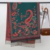 Winter Warm Cashmere Scarf for Women Luxury Print Pashmina Shawl Wrap Neckerchief Female Bufanda Echarpe Design Headband