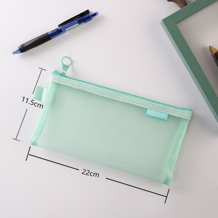 Makeup Brush Travel Case Cosmetic Toiletry Bag Organizer for Men Women Beauty Tools Zipper Mesh Pouch Wash Storage Pencil Bags