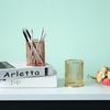 1PC Simple Makeup Brush Storaget Beauty Tools Brush Storage Bucket Desktop Pen Iron