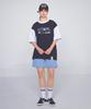 GRAVER [Unisex] Dont-Be-Blue Color Block Short Sleeve T-Shirt_Navy