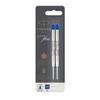 Recharge Bille - PARKER - Quinkflow - Pointe Moyenne - Encre Bleue - Blister X 2